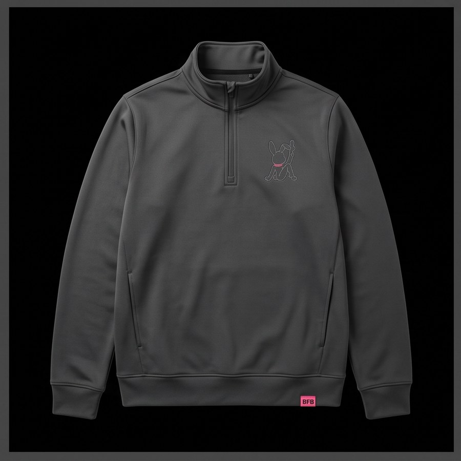 Stealth Quarter-Zip in grey