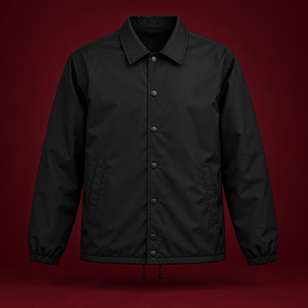 Midnight Coaches Jacket in black