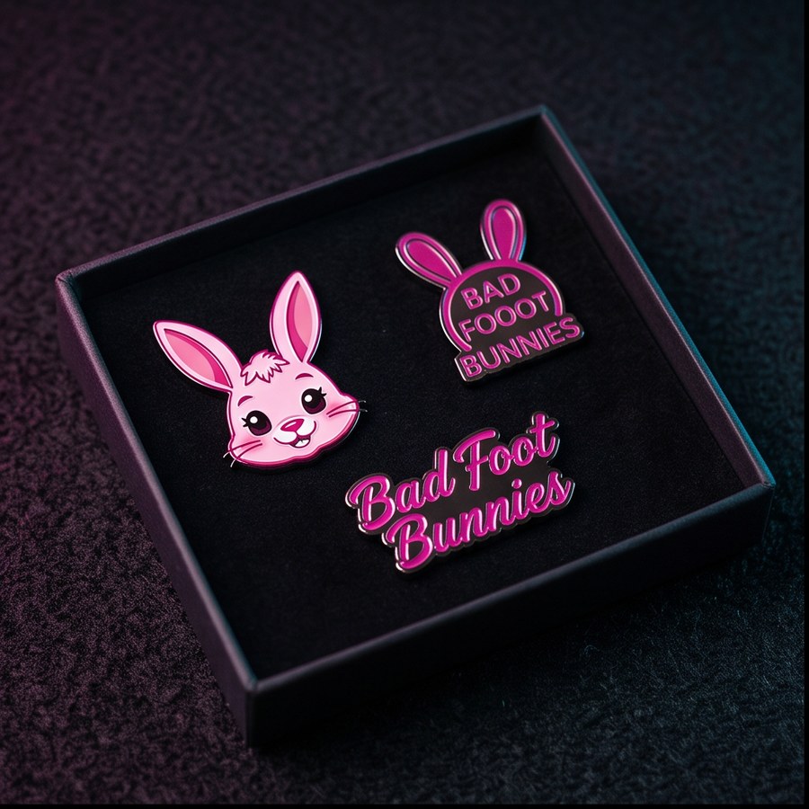 Collector Pin Set in black