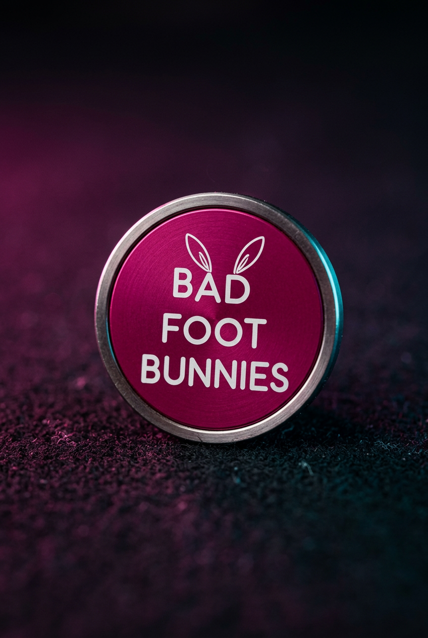 Pink Ball Marker in black